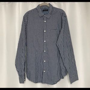 Banana Republic slim fit gingham button down